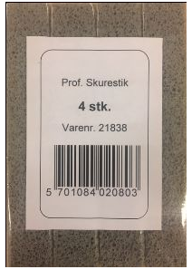 WC skuresticks prof. 4-pak - grå