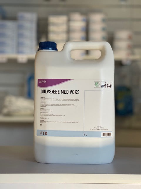 Gulvsæbe med voks - 5 liter